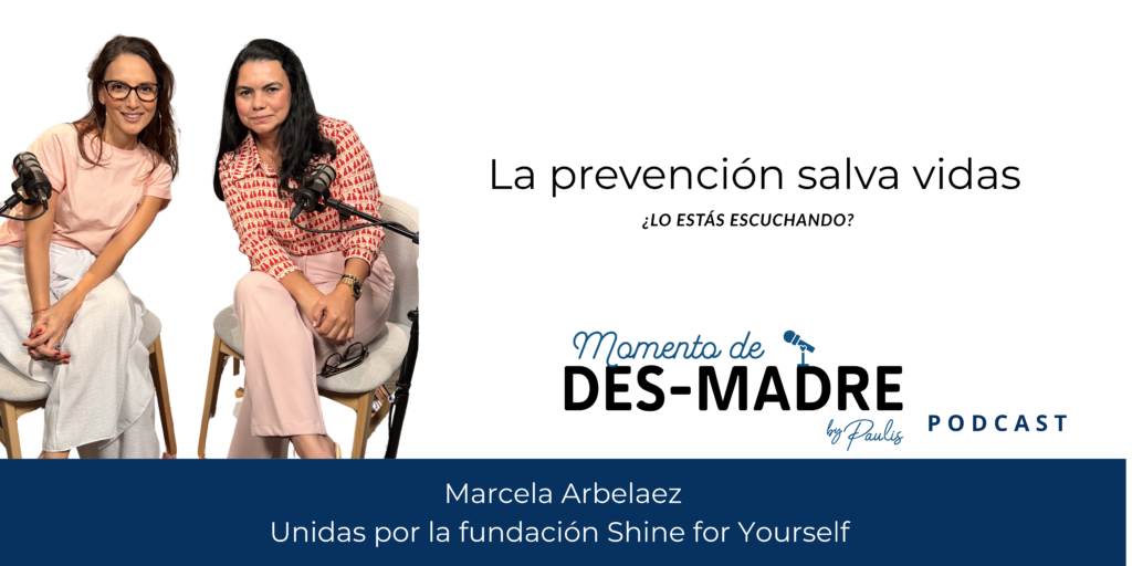 Paula Zelaya junto a Marcela Arbeláez anunciando su incorporación al Board de la Fundación Shine for Yourself para promover la prevención y detección temprana del cáncer de mama.